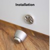 Safus Magnetic Door Stop - Gold Brass - 2pc