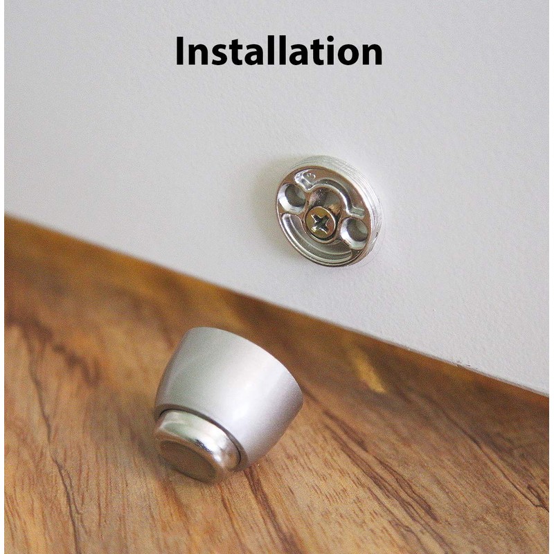 Safus Magnetic Door Stop - Gold Brass - 2pc