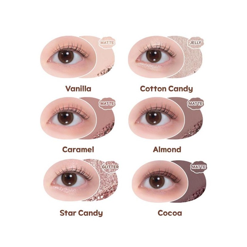 BBIA Last Eye Palette 5g, Color:01 Choco Village