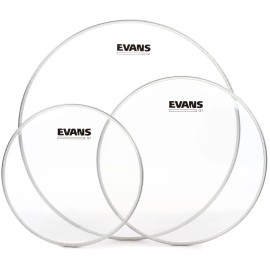 Evans G1 Clear 3-piece Tom Pack - 10/12/16 inch (3-pack) Bundle