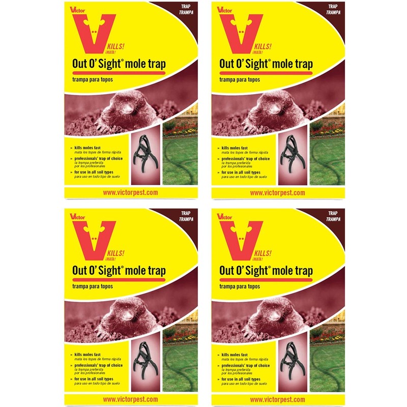 Victor Out O' Sight Mole Trap, Below Ground Rodent Trap,