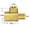 Joywayus Brass Pipe Fitting Barstock Street Tee T 3 way