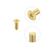 sourcing map Flat Head Screws M2.5 - 0.45 x 8