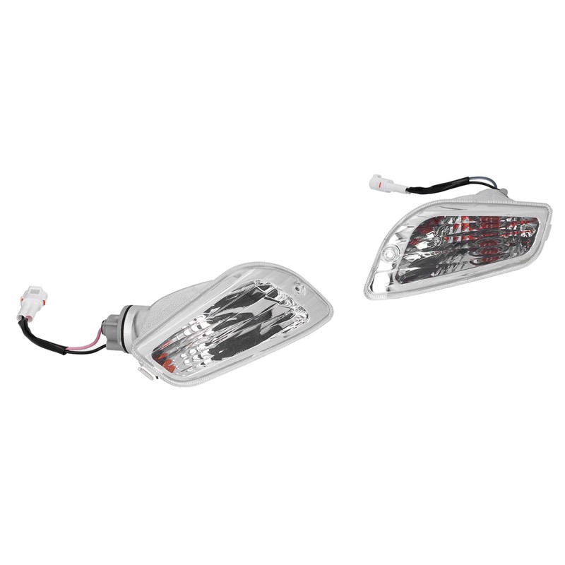 Pair Front Turn Signal Light Plastic 204360F Fit for Piaggio