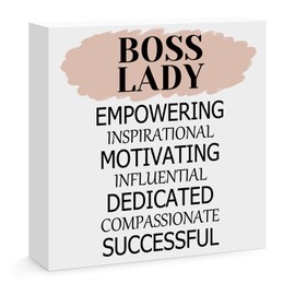 Boss Gifts for Women Boss Lady Office Desk Decor Inspirational Office Gifts for Women Boss Appreciation Gift Boss Day Gift Going Away Promotion Christmas Birthday Gifts for Boss Female