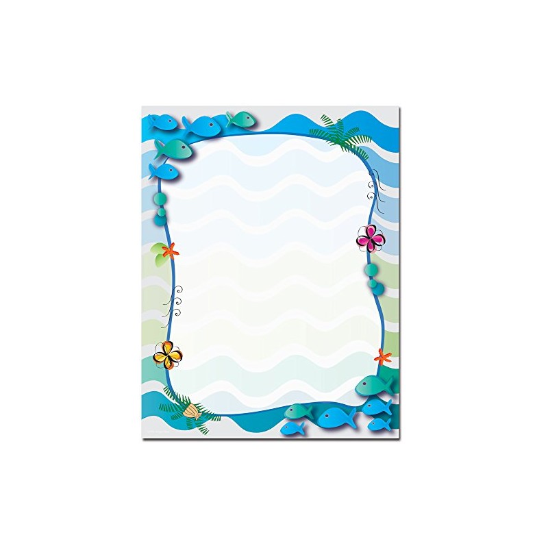 Lagoon Letterhead Laser & Inkjet Printer Paper, 25 Pack