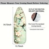 Nuxovilar Light Green Background with Hummingbirds & Cherry Blossoms Ironing