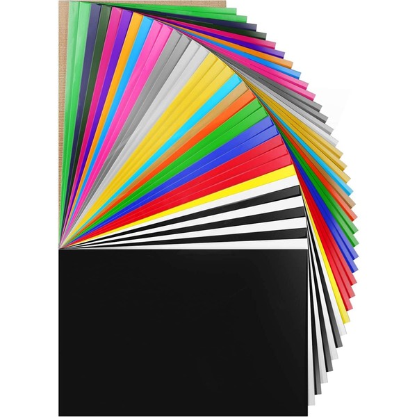 HTV Heat Transfer Vinyl Bundle 37Pack 12" x 10" Vinyl
