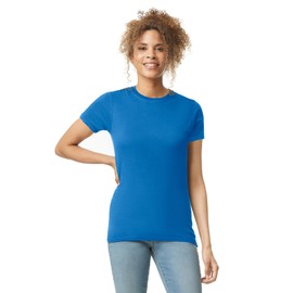 Gildan Women's Softstyle Cotton T-Shirt, Style G64000L, Multipack, Royal (2-Pack), X-Large