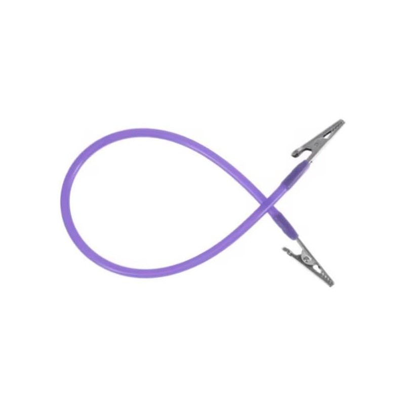 Hager 605302 Super Dental Patient Bib Clips Purple 3/Pk