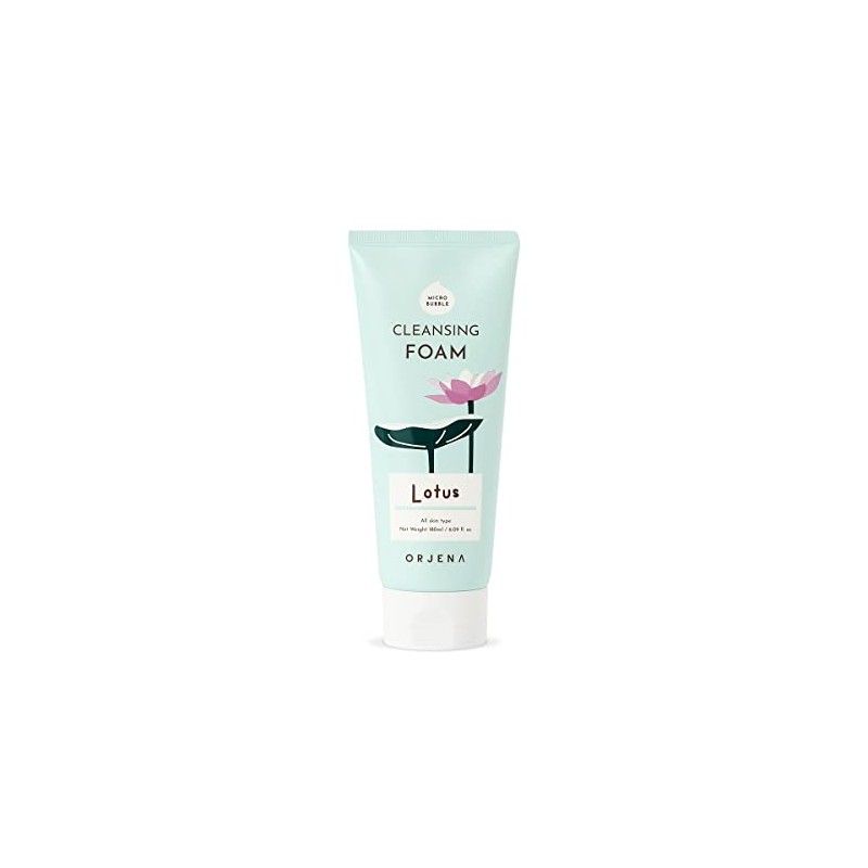 ORJENA Smile Day Cleansing Foam Lotus 180ml – Espuma Facial