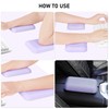 Leolee Elbow Rest Pads for Desk, Purple Ergonomic Wrist Rest