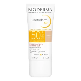 ☀️🌸 Bioderma Photoderm AR SPF50+ – Protector Solar Facial para Piel Sensible con Rojeces, 30 ml 💧🛡️