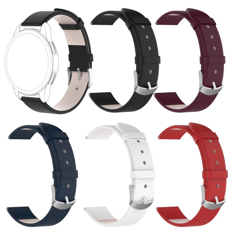 QINOUK Strap for Garmin Lily 2, [Breathable] Genuine Leather Watch