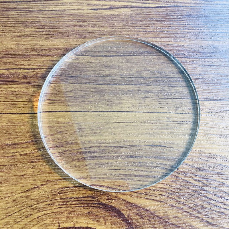 Coaster Template, Clear Acrylic Template, Woodworking Router Template (Round)