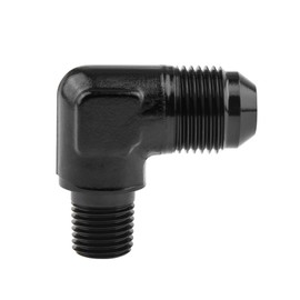 EVIL ENERGY 8AN to 1/4" NPT Male 90 Degree Fitting Adapter Aluminum