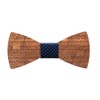 Mens Bow Ties, Mr.Van Natural Walnut Wood Handcrafted Wooden Adjustable