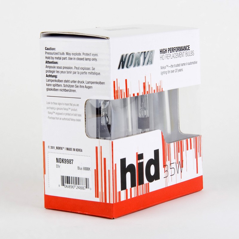 Nokya D1R HID Replacement Bulb 8000K (Arctic Blue) 35W