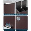 ComfyCorner 16 Gal (2 x 30 L) Dual Trash Can,