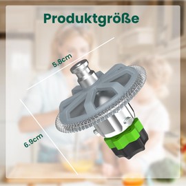 WRQIOO Milchaufschäumer für Thermo-mixer TM5 TM6, Mixer Zubehör für Küchenmaschine, Milchschäumteile für Kochroboter