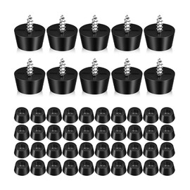 Veemoon 100 Uds Pies Antideslizantes Pies De Goma para Mesa De Goma para Muebles Almohadillas para Patas para Mesa Pequeños De Niveladores De Muebles 