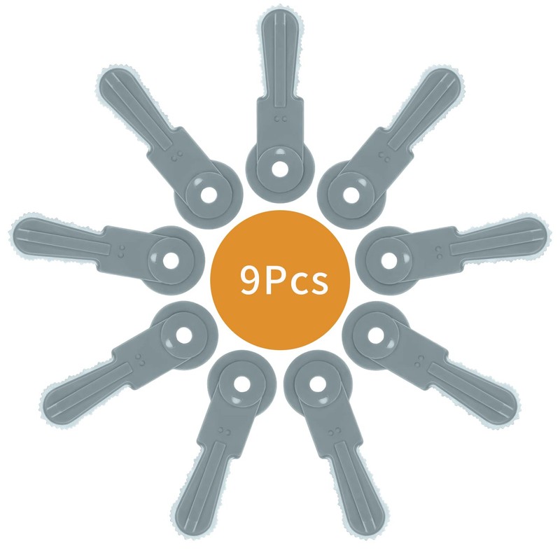 FourShow 9Pcs Brush Cutter Replacement Blades Compatible with Weed Warrior