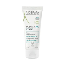 ADERMA, Biology AC Hydra Crema Calmante Compensadora, Hidratación 48H Para Piel Bajo Tratamientos Secantes, 40 ml