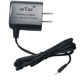 eeTao 5V AC/DC Adapter Charger Power Cord for Braun 5513 5516 MGK3010 MGK3020 MGK3021 MGK3025 MGK3210 MGK3220 MGK3221 MGK3225 MGK3921 BT3000 BT3020 BT3021 BT3022 BT3221 BT3222 BT3240 Trimmer Clipper