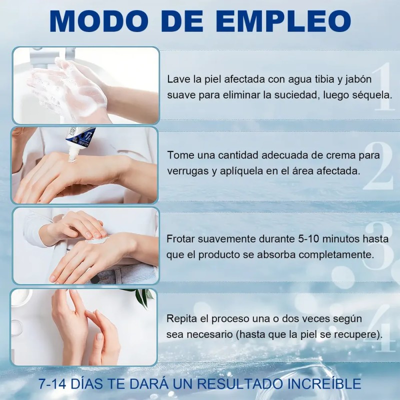 Crema Para Verrugas Elimina Eficazmente Y Cuida La Piel 20g