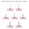 Fan Eyelash Extensions, 6D-0.07-15, Short, Ready-Made Volume Eyelashes, 0.07 D