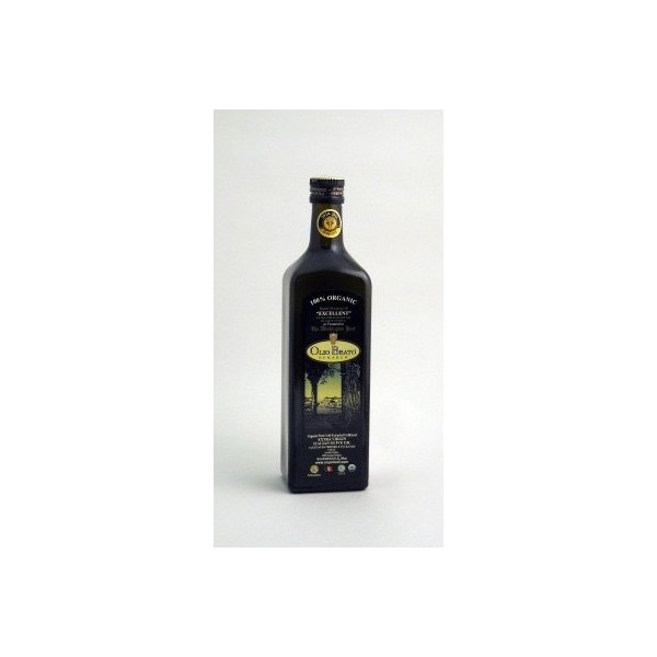 Olio Beato Extra Virgin 100% Organic Extra Virgin Olive Oil | 750ml (pack of 2)