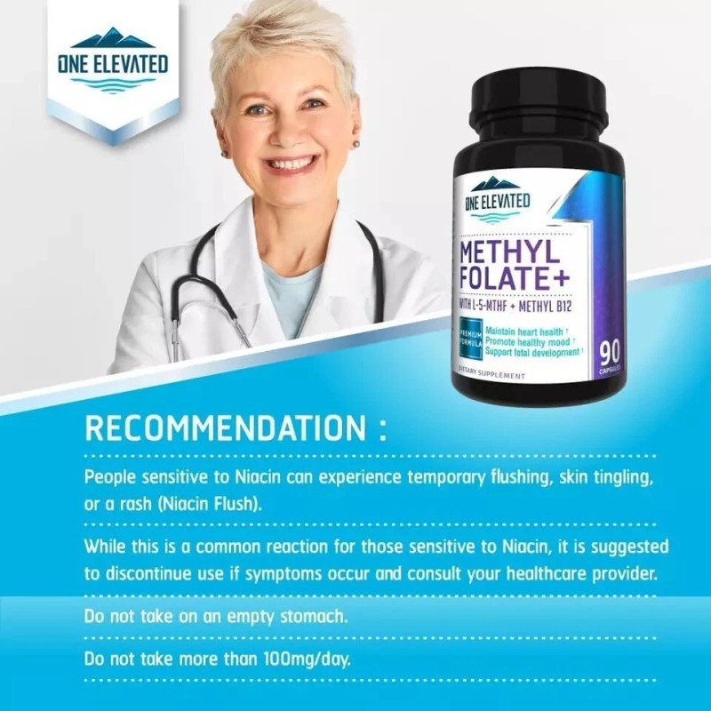 One Elevated Double Strength & Most Bioactive Methyl Folate! Uniquely