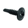 Self-drilling screws 100pcs black CP