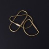 WOWOWO Outdoor Brass Carabiner Keychain Hiking Camping Hang Hook Buckle