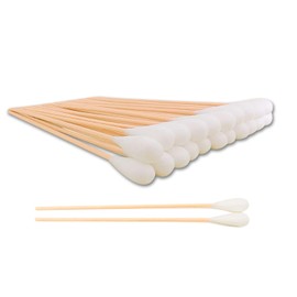 6 Inch Long Large Cotton Swabs,150pcs Large Cotton Buds with Bamboo Handle for Dogs, Specifically Designed for Dogs,Professional Big Cotton Swabs，Dogs Ears Large Cotton Swabs
