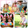 JULBEAR 24Pcs Easter Eggs Filled with Rubber Ducks, Colorful Duck