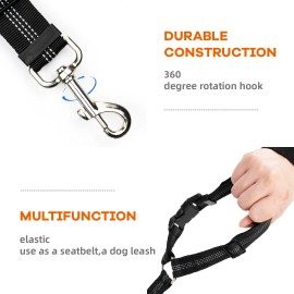 Unbranded Adjustable Dog SEAT Pet BELT Travel Car Safety Anti Shock Harnesses Strap Lead