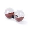 SWISSELITE 60 Minute Clear Glass Hourglass Timer 6.3 Inch Sand