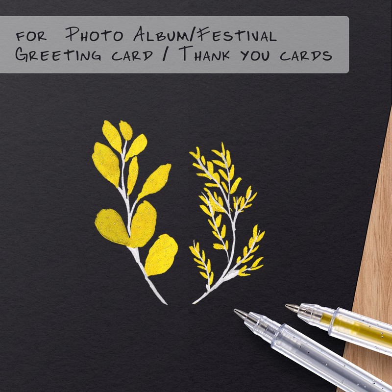 Wincredulous 24Pcs Glitter Ballpoint Pens & Refills Set (Multicolor, 24Pcs)