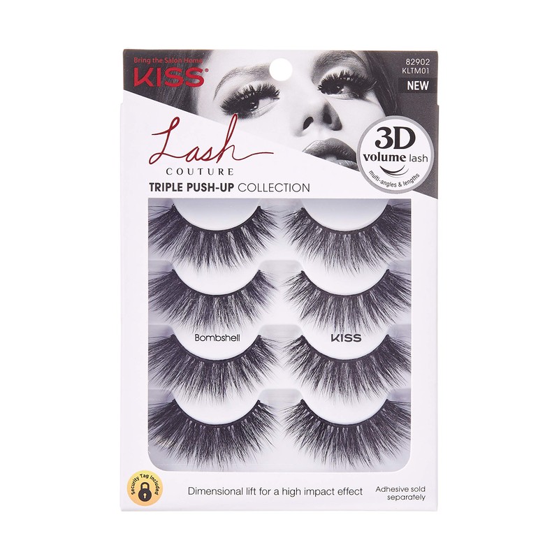 KISS Lash Couture Triple Push Up Collection - Paquete múltiple