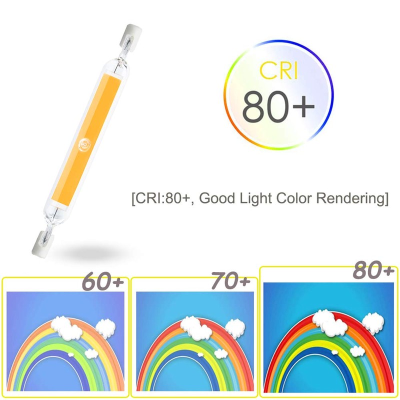 118MM R7S COB LED Bulbs, Lustaled 9W J Type 118MM