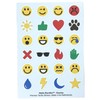 Tactile Emoji Stickers - 24 Emotional Relief Stickers for Blind