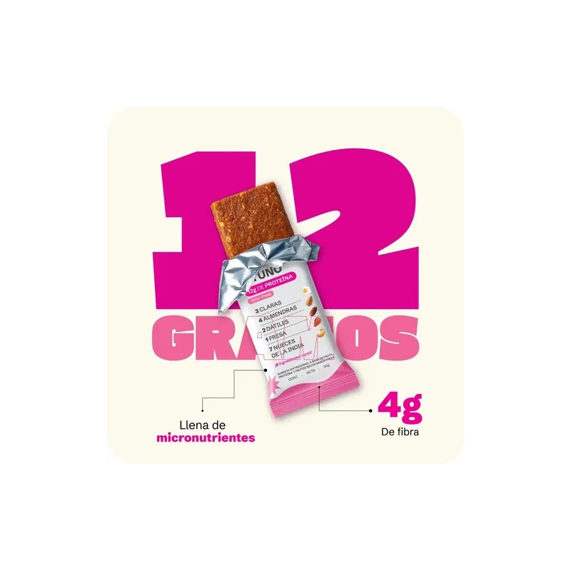 Barritas de proteína Flora01 Des_ayuno sabor natural 10pzs