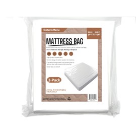 Ecoterra Home 2PK Full Mattress bags for Moving and Disposal 96''x54''x14'',Waterproof Storage Mattress cover Full size & Twin XL size for Mattress or Boxspring, Dust Proof Moving Suppliers.