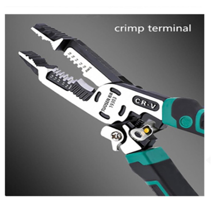szhdxsy, 10-in-1 Wire Stripper Tool, Wire breaking pliers， Cable cutters,