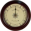 West & Company 9 1/2" CHERRY TIDE CLOCK BY WEST & CO.