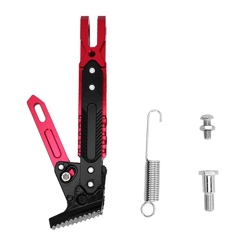Motorcycle Frame Horizon Bracket Aluminum Alloy Adjustable Kickstand Side Stands