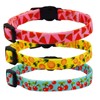 3 Pack Fruit Cat Collar with Bell Safety Breakaway Kitten