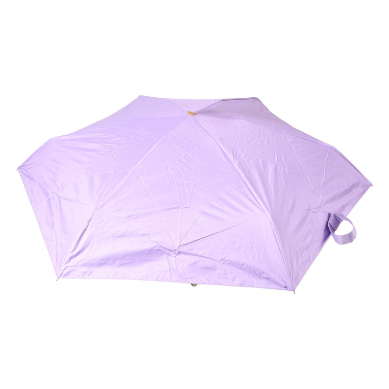 6 Ribs Umbrella Sun Protection UPF50 Impact Cloth Portable Folding