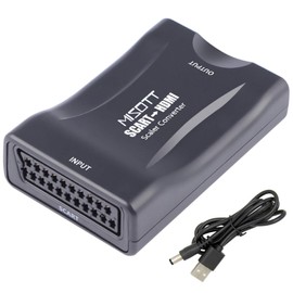 Scart to HDMI Converter Adapter, MISOTT Scart to HDMI Converter, Scart to HDMI Adapter Converter, Scart Input HDMI Output Converter